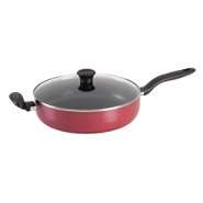   Initiatives Nonstick Jumbo Cooker Dishwasher Safe Cookware, Red