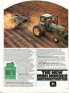 1978 John Deere 4840 Farm Tractor 2 Page Ad w 4040 4240 4440 4640 Iron 