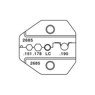   SMA/MT RJ Type Die Set for 22 13716 and 22 13718 Crimpers 