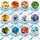 ninjago kid s video game lollipops suckers with blue bows