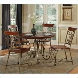 Home Styles St. Ives Round Cinnamon Dining Table 095385812584  