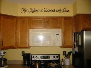 Season This Kitchen Love Wall Quote Decor Decal 44  