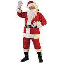 Economy Flannel Santa Suit Christmas Costume   Adult Standard Size 