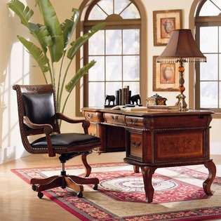 Lansford Park Sonoma 60 Writing Desk in Distressed Cherry at  