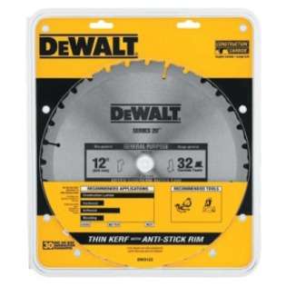 Dewalt Construction Miter/Table Saw Blades   DW3123 