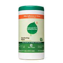 Seventh Generation Disinfecting Surface Wipes   70 Count   Seventh 
