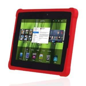  Incipio BlackBerry Playbook Hive Silicone Case   Red Cell 
