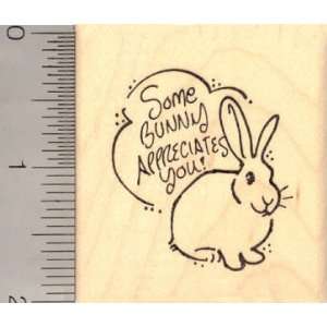  Some Bunny Appreciates You Rubber Stamp Arts, Crafts 