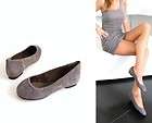   STEFANI ballerine grigie camoscio strass grey suede flat shoes 40