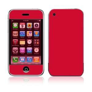  Apple iPhone 2G Skin Decal Sticker   Simply Red 