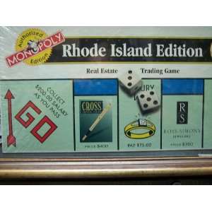  Monopoly Rhode Island Edition Toys & Games