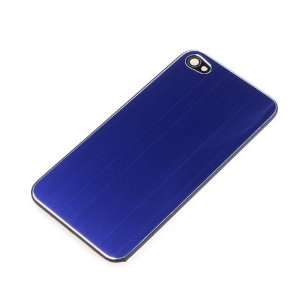    Stylish Stainless Steel Hard Back Case For iPhone 4 4G Electronics