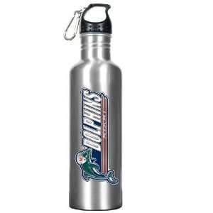 Miami Dolphins 34oz Silver Aluminum Water Bottle  Sports 