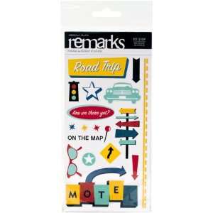  Remark Double Sided Sticker Sheet 3.75X6 Pit Stop W 