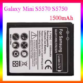 1500mAh Li ion Battery Samsung Galaxy MINI S5570 S5750  