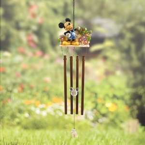  Disney Jim Shore Mickey Mouse Garden Windchime