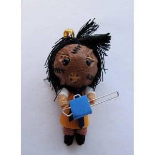 Leatherface Texas Chainsaw Massacre Voodoo String Doll Keychain