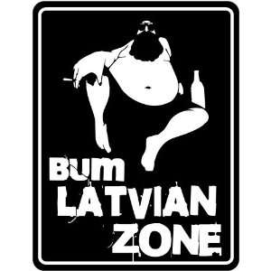   New  Bum Latvian Zone  Latvia Parking Sign Country