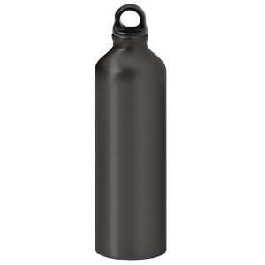    Gaiam Aluminum Water Bottle   Charcoal (750 ml)