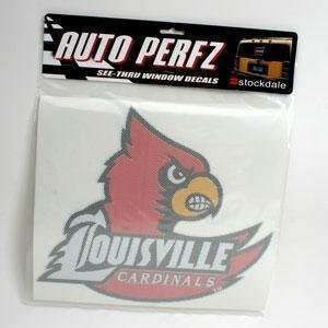  Louisville Perforated Vinyl Window Decal Sports 