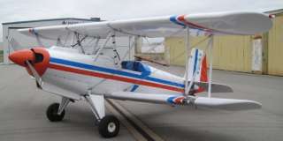 Wichawk Javelin Aircraft BiplaneAirplane Wood Model Reg  