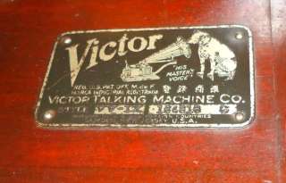Victor Victrola Phonograph model VV IX Table Top 1915. Excellent 