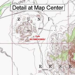   Map   Zuni, New Mexico (Folded/Waterproof)