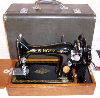 1950 Singer model 99 Hand Crank Sewing Machine Filigree  