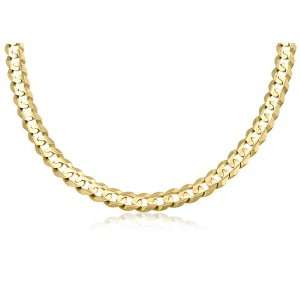   Gold Cuban Curb Link Bracelet 8mm Wide 7 inch Long   Weighing 13.9