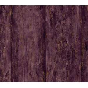 Plum Faux Stripes Westchester Prints Wallpaper  Kitchen 