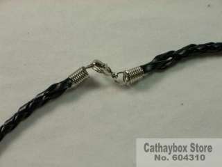 Gothic snake necklace pewter pendants with black cord  
