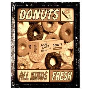 Donut shop Sign Deli Diner pastries Sign / retro vintage Wall decor