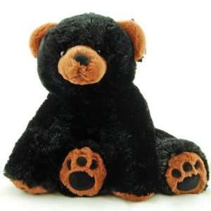   Black Bear Plush Toy with Weighted Feet   Stands up 11 Home