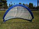 pair of 5 ft blue prosource portable soccer pop up