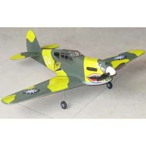   P40 Warhawk ARF Balsa Wood Nitro Gas RC Airplane Toys & Games
