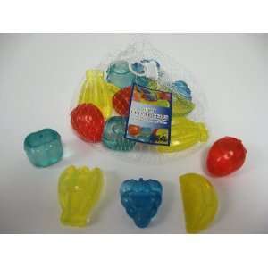  Fruit Shaped Reusable Plastic Ice Cubes
