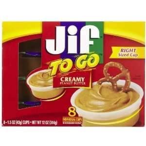 Jif Peanut Butter to Go, 8 ct  Grocery & Gourmet Food