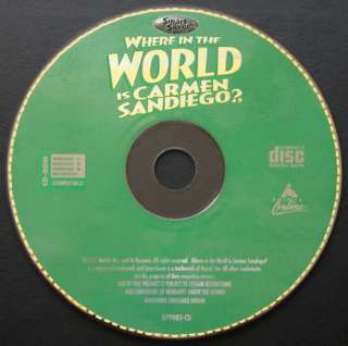   in the World is Carmen Sandiego? for XP Vista 7 705381150305  