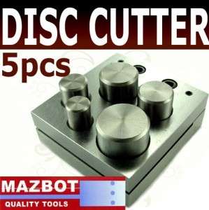 Mazbot 1 Large Metal Disc Cutter Round Cutting Punches  