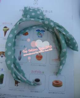   Special Edition Large Double Bow Polka Dots Wide Headband  