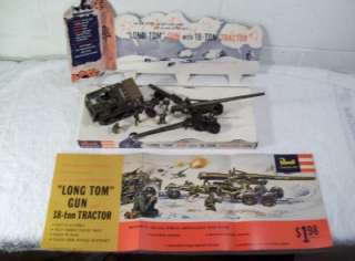 Vintage Revell Long Tom Gun and Tractor Factory Store Display Model w 