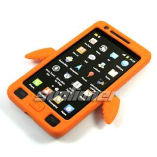 Angel Silicone Case Cover Skin for Samsung Galaxy S2 S ii i9100,orange 
