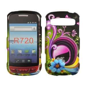 Samsung R720 / Admire / VitalityTransparent Colorful Hot Pink Swirl 