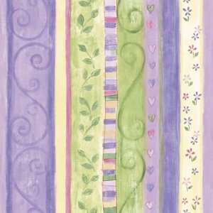  Swirly Stripe Wallpaper Purple