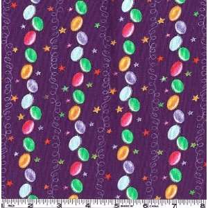   Jelly Bean Stripe Purple Fabric By The Yard Arts, Crafts & Sewing