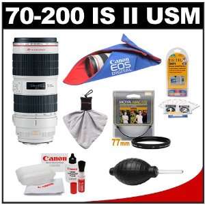  Canon EF 70 200mm f/2.8 IS II USM Zoom Lens + Hoya UV 