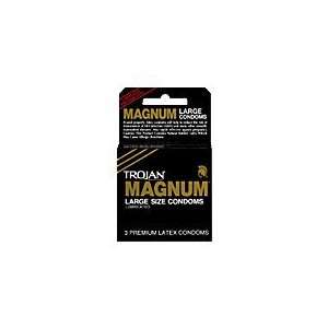  Trojan Magnum Condoms, Premium Latex, Lubricated, Large 