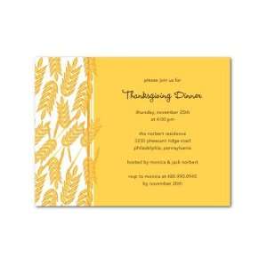  Thanksgiving Party Invitations   Wonderful Wheat By Studio 