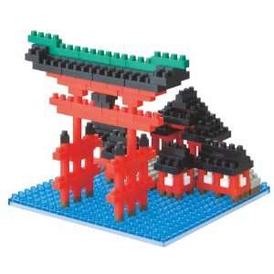    Nanoblock NBH_017 Torii of Itsukushima Shrine Toys & Games