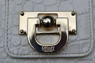 DKNY Patent Croco Leather Purse Handbag Crossbody NWT 795730765823 